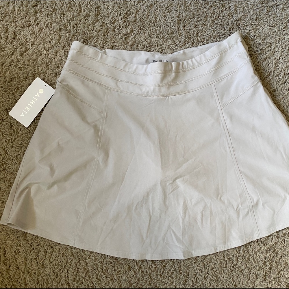 NWT Athleta All Day skort size 14 abalone grey